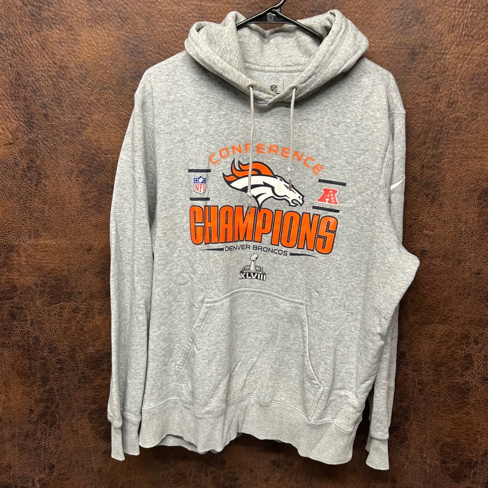 Denver Broncos Nike NFL Collaboration NWOT XLVIII Champions Hoodie XL Unisex